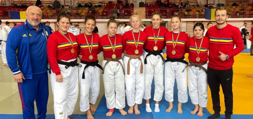 Echipa de judo feminin sub 21 de ani a devenit campioană națională