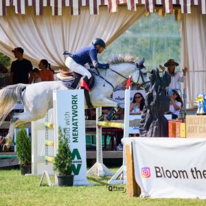 Călin Nemeș cu Aiwan – victorie pentru ”U” la Karpatia Horse Show