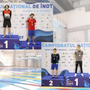Noi medalii în ziua a doua la Campionatele Naționale de înot