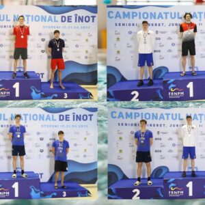 Medalii și în ziua a patra a Campionatelor Naționale de înot